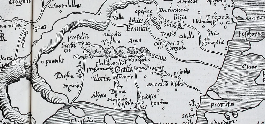 An illustration from Claudii Ptolemaei Geographicae enarrationis libri octo, 1525, leaf 306
