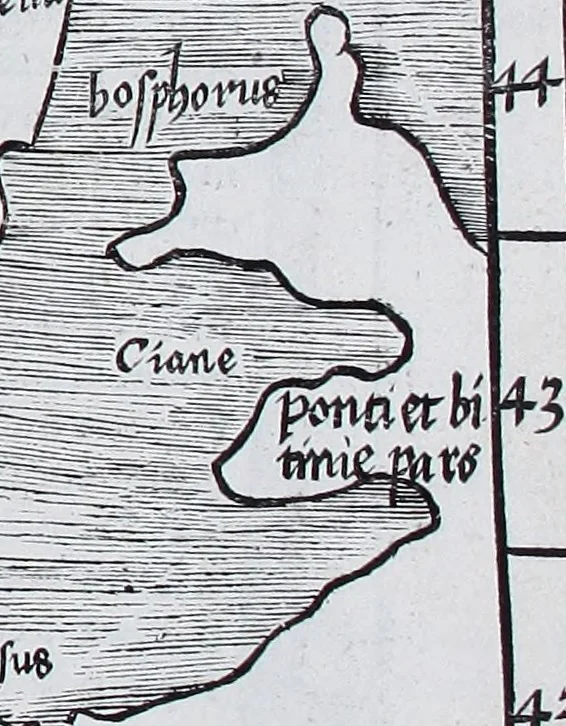 An illustration from Claudii Ptolemaei Geographicae enarrationis libri octo, 1525, leaf 306