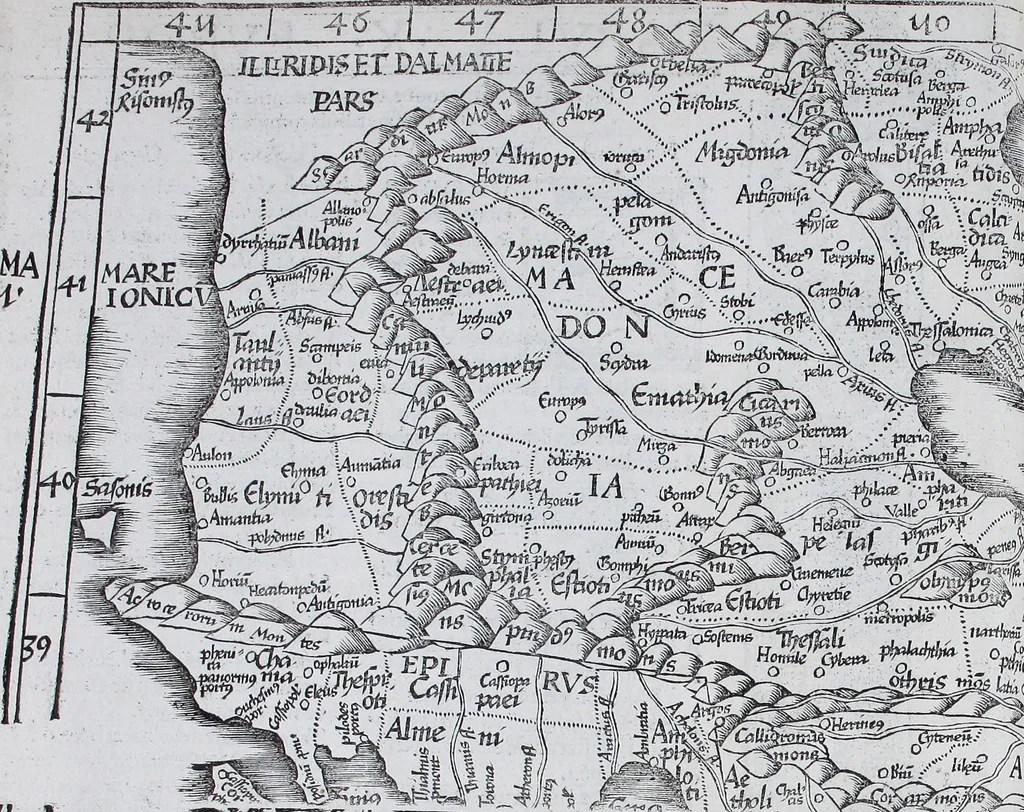 An illustration from Claudii Ptolemaei Geographicae enarrationis libri octo, 1525, leaf 310