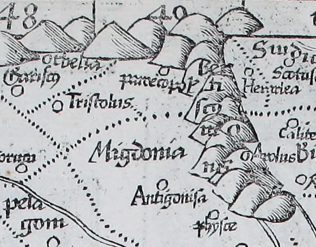 An illustration from Claudii Ptolemaei Geographicae enarrationis libri octo, 1525, leaf 310