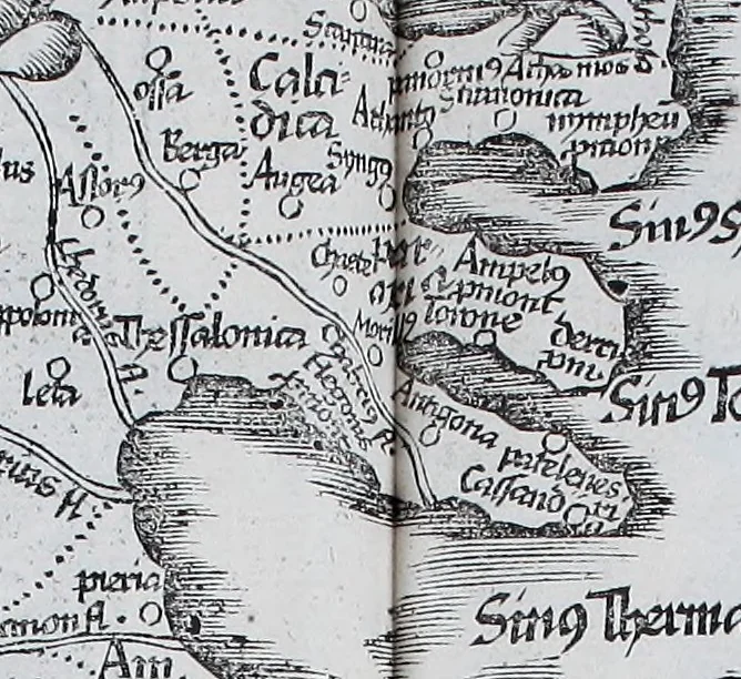 An illustration from Claudii Ptolemaei Geographicae enarrationis libri octo, 1525, leaf 310