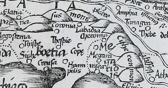 An illustration from Claudii Ptolemaei Geographicae enarrationis libri octo, 1525, leaf 310