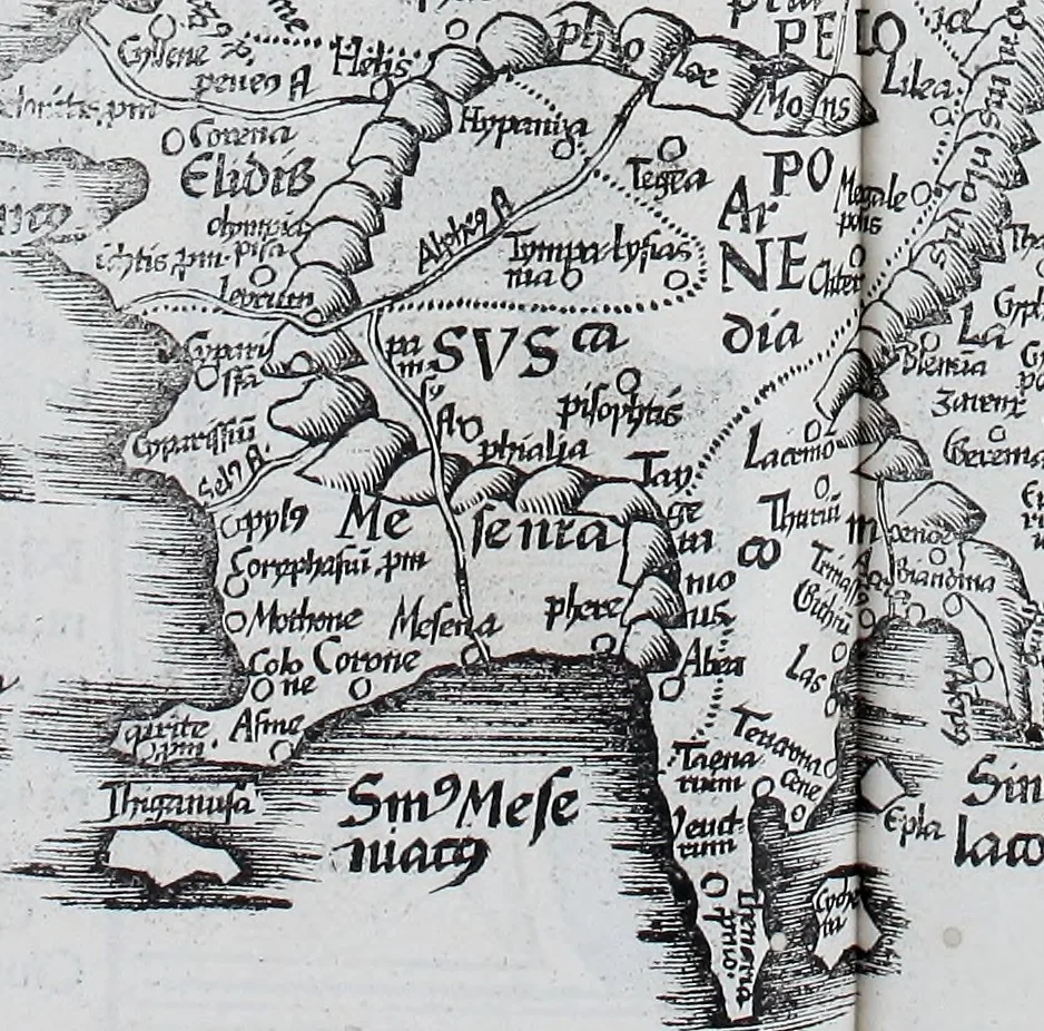 An illustration from Claudii Ptolemaei Geographicae enarrationis libri octo, 1525, leaf 310