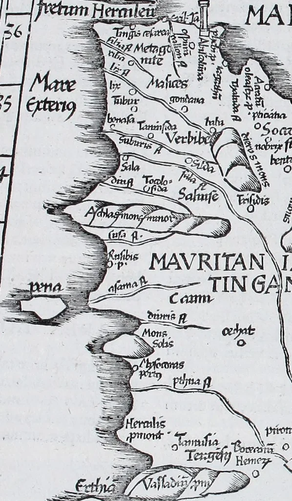 An illustration from Claudii Ptolemaei Geographicae enarrationis libri octo, 1525, leaf 314
