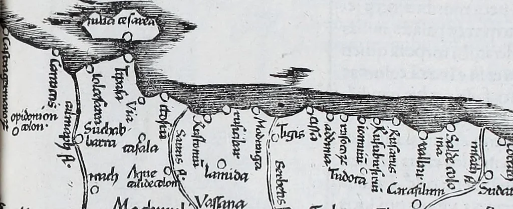 An illustration from Claudii Ptolemaei Geographicae enarrationis libri octo, 1525, leaf 314