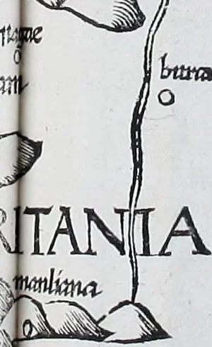 An illustration from Claudii Ptolemaei Geographicae enarrationis libri octo, 1525, leaf 314