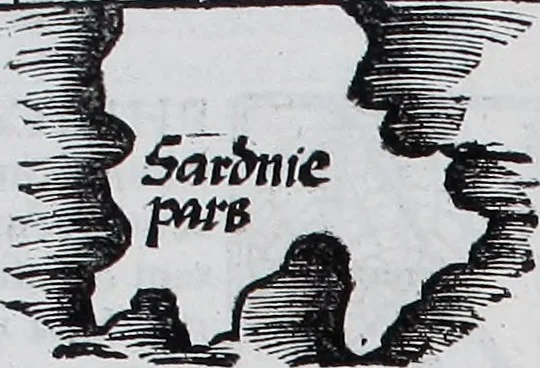 An illustration from Claudii Ptolemaei Geographicae enarrationis libri octo, 1525, leaf 318