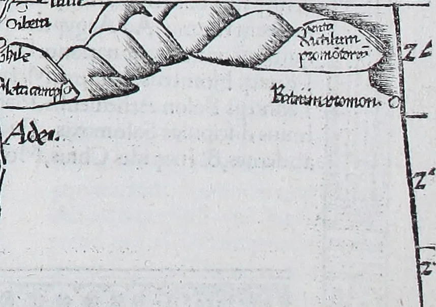 An illustration from Claudii Ptolemaei Geographicae enarrationis libri octo, 1525, leaf 322