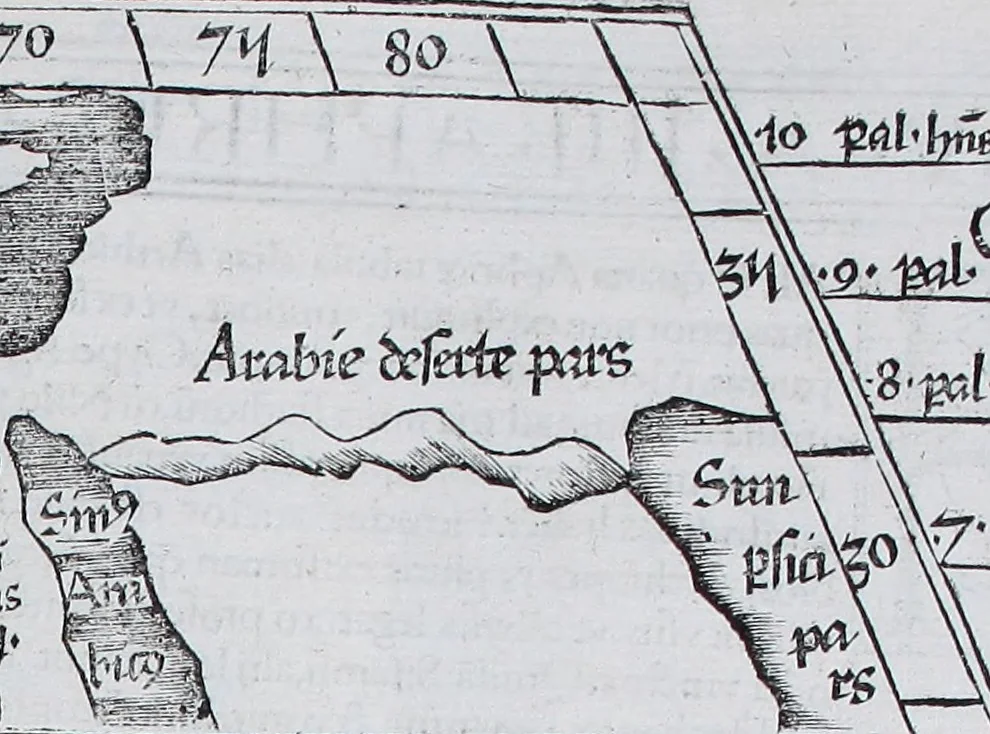 An illustration from Claudii Ptolemaei Geographicae enarrationis libri octo, 1525, leaf 326