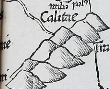 An illustration from Claudii Ptolemaei Geographicae enarrationis libri octo, 1525, leaf 326
