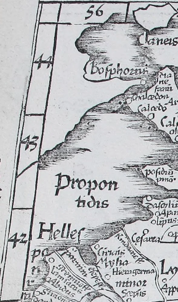 An illustration from Claudii Ptolemaei Geographicae enarrationis libri octo, 1525, leaf 330