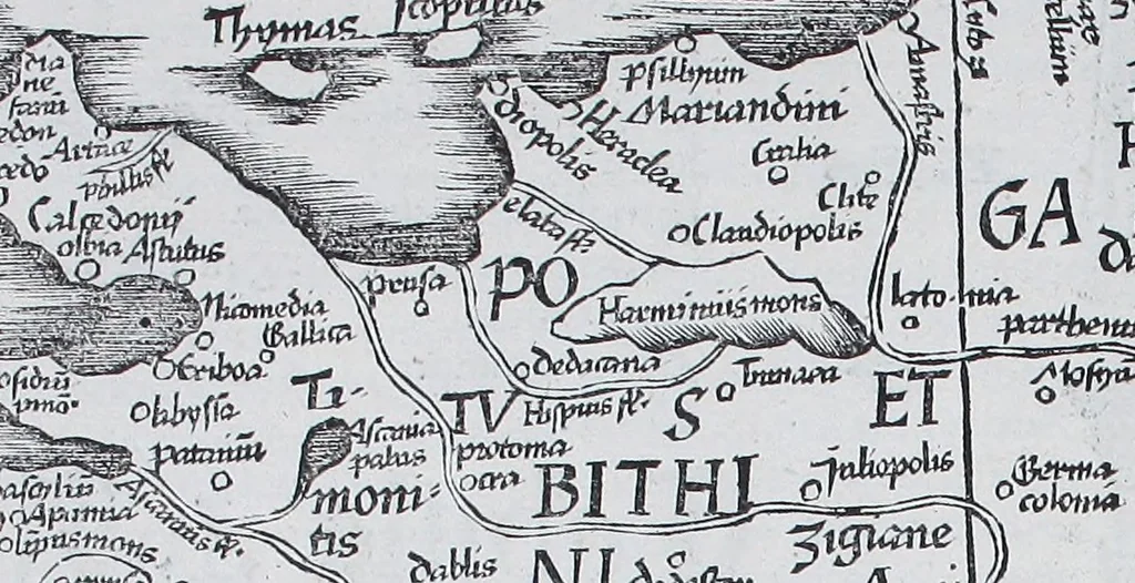 An illustration from Claudii Ptolemaei Geographicae enarrationis libri octo, 1525, leaf 330