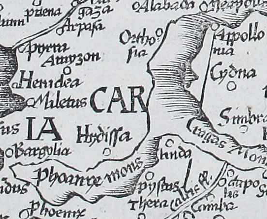 An illustration from Claudii Ptolemaei Geographicae enarrationis libri octo, 1525, leaf 330