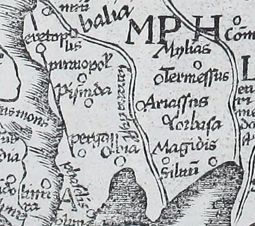 An illustration from Claudii Ptolemaei Geographicae enarrationis libri octo, 1525, leaf 330