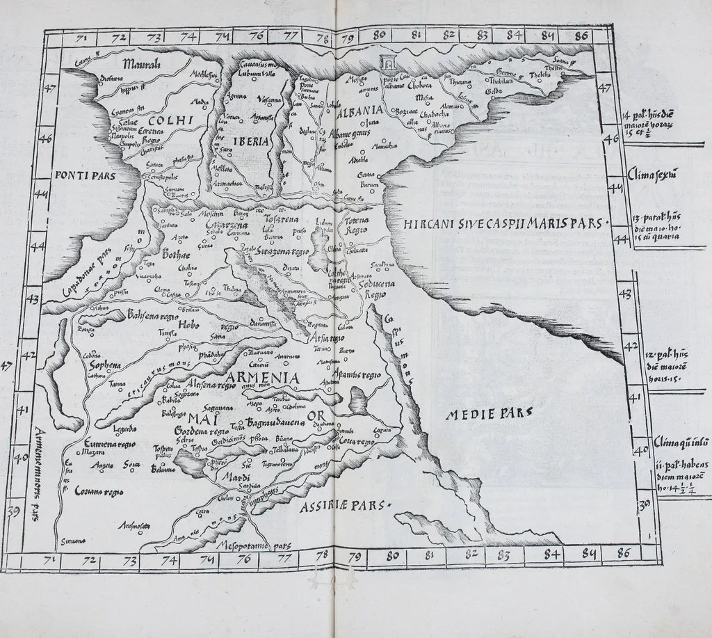 An illustration from Claudii Ptolemaei Geographicae enarrationis libri octo, 1525, leaf 338