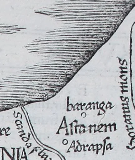 An illustration from Claudii Ptolemaei Geographicae enarrationis libri octo, 1525, leaf 346