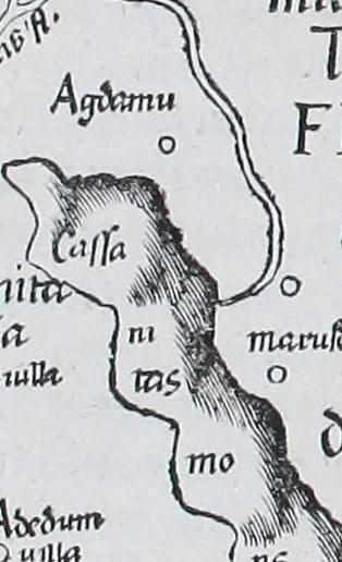 An illustration from Claudii Ptolemaei Geographicae enarrationis libri octo, 1525, leaf 350