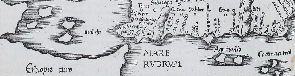 An illustration from Claudii Ptolemaei Geographicae enarrationis libri octo, 1525, leaf 350