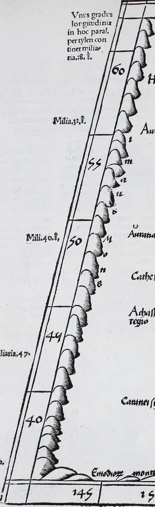 An illustration from Claudii Ptolemaei Geographicae enarrationis libri octo, 1525, leaf 358