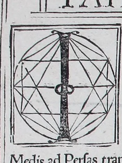 An illustration from Claudii Ptolemaei Geographicae enarrationis libri octo, 1525, leaf 363