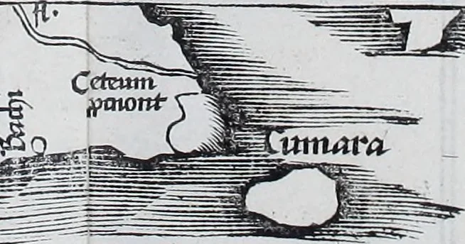 An illustration from Claudii Ptolemaei Geographicae enarrationis libri octo, 1525, leaf 374