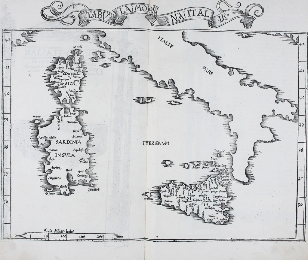 An illustration from Claudii Ptolemaei Geographicae enarrationis libri octo, 1525, leaf 410