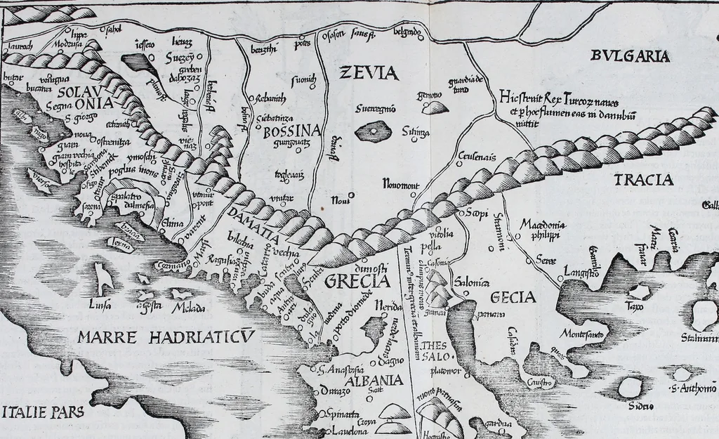 An illustration from Claudii Ptolemaei Geographicae enarrationis libri octo, 1525, leaf 418