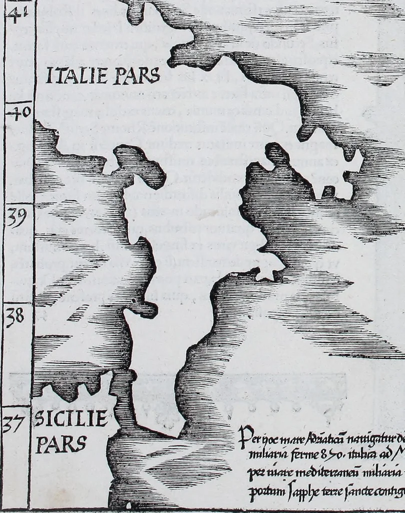 An illustration from Claudii Ptolemaei Geographicae enarrationis libri octo, 1525, leaf 418