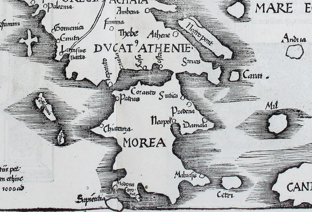 An illustration from Claudii Ptolemaei Geographicae enarrationis libri octo, 1525, leaf 418