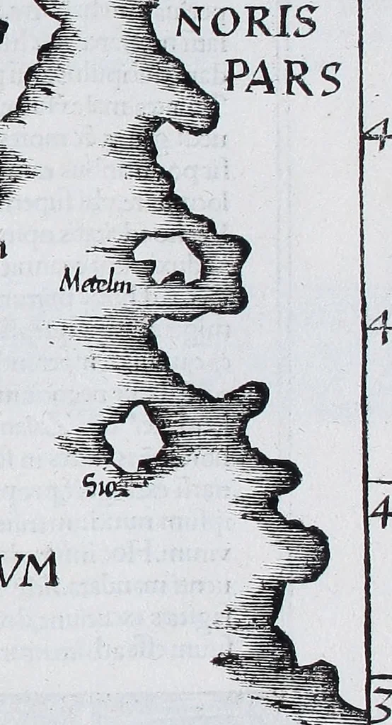 An illustration from Claudii Ptolemaei Geographicae enarrationis libri octo, 1525, leaf 418