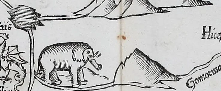 An illustration from Claudii Ptolemaei Geographicae enarrationis libri octo, 1525, leaf 426