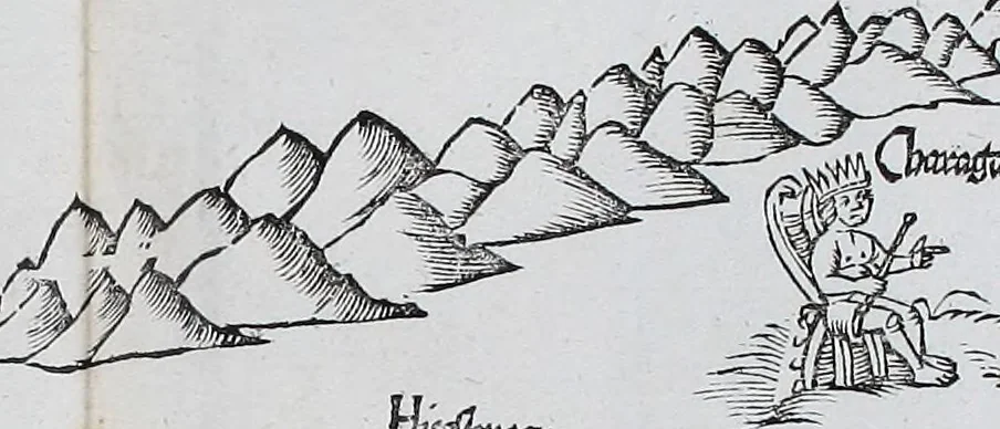 An illustration from Claudii Ptolemaei Geographicae enarrationis libri octo, 1525, leaf 426