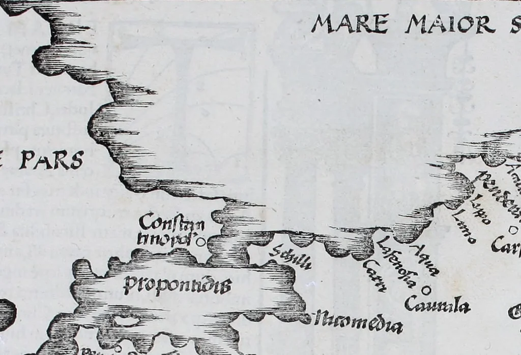An illustration from Claudii Ptolemaei Geographicae enarrationis libri octo, 1525, leaf 430