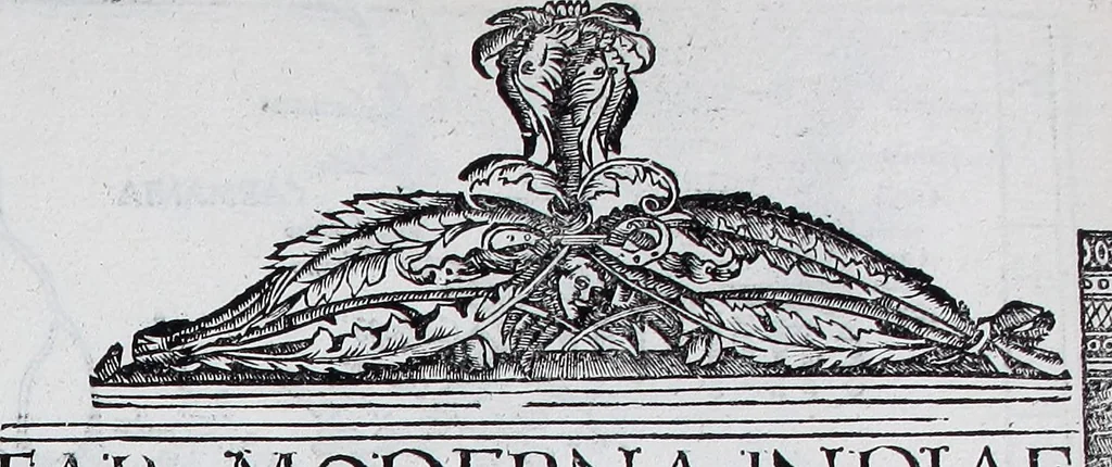 An illustration from Claudii Ptolemaei Geographicae enarrationis libri octo, 1525, leaf 444