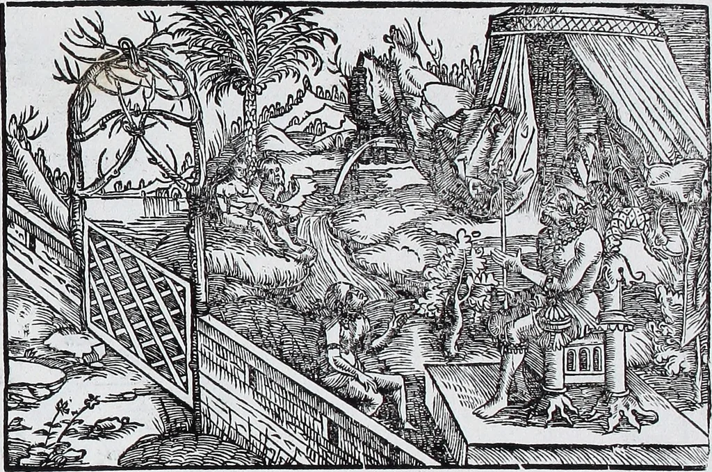An illustration from Claudii Ptolemaei Geographicae enarrationis libri octo, 1525, leaf 444