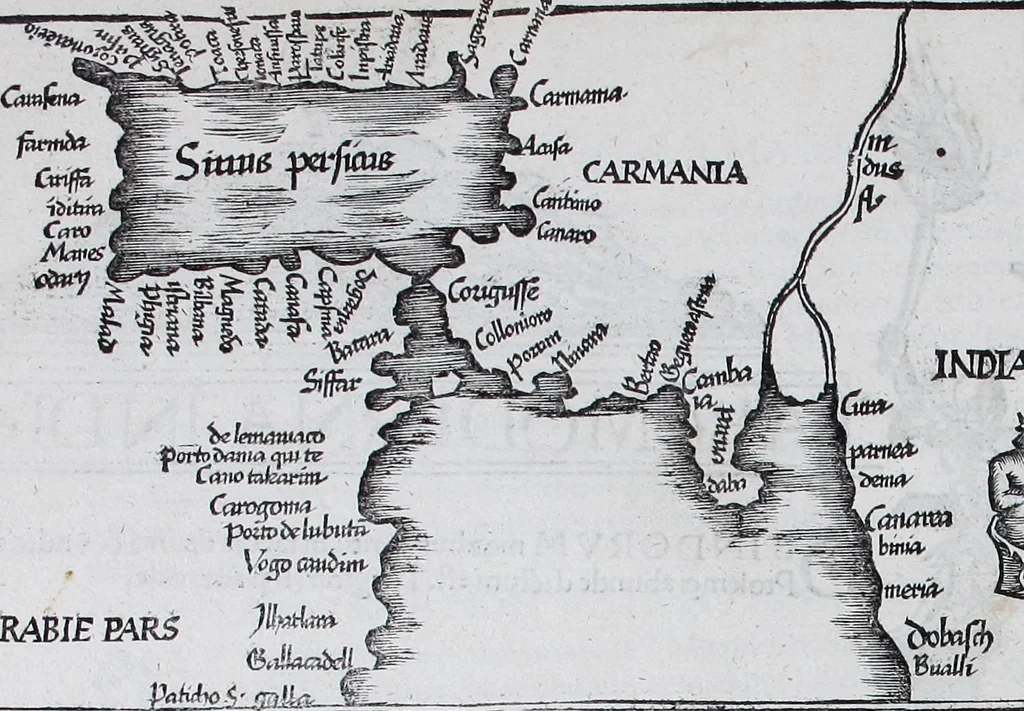 An illustration from Claudii Ptolemaei Geographicae enarrationis libri octo, 1525, leaf 446