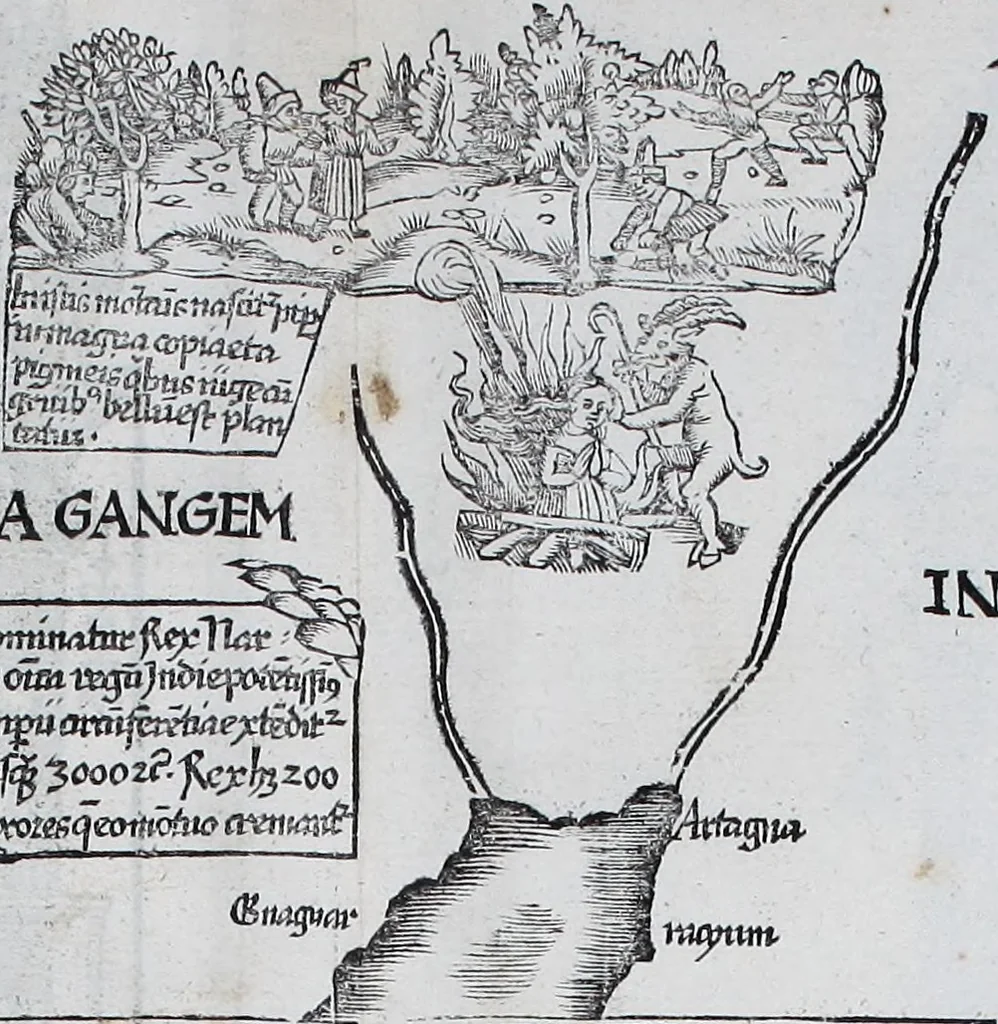 An illustration from Claudii Ptolemaei Geographicae enarrationis libri octo, 1525, leaf 446