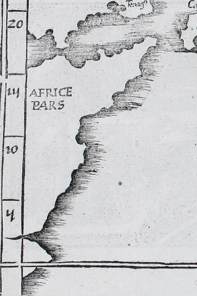 An illustration from Claudii Ptolemaei Geographicae enarrationis libri octo, 1525, leaf 446