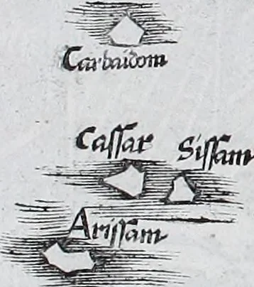 An illustration from Claudii Ptolemaei Geographicae enarrationis libri octo, 1525, leaf 446