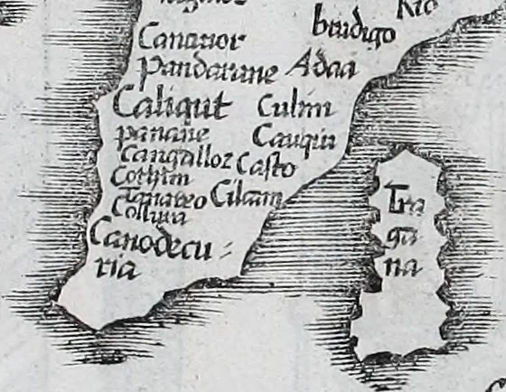 An illustration from Claudii Ptolemaei Geographicae enarrationis libri octo, 1525, leaf 446