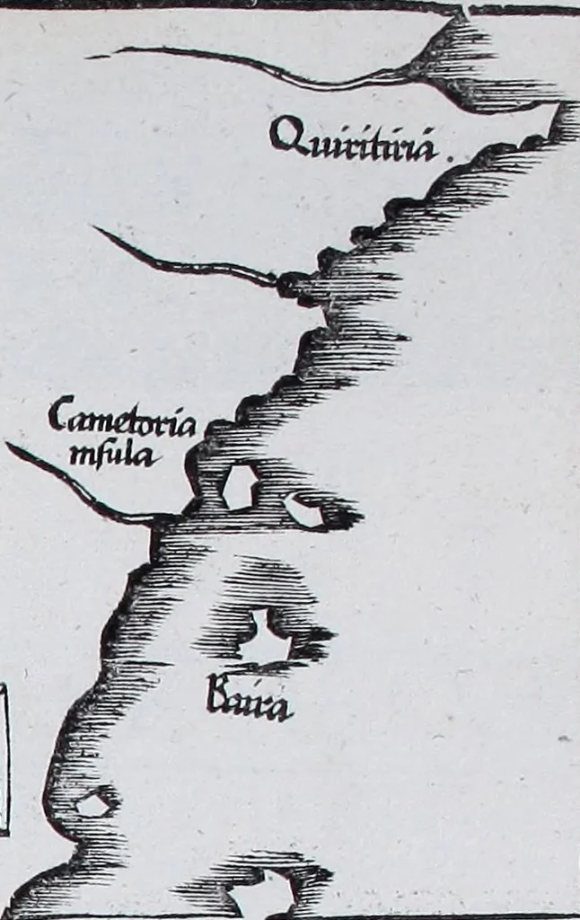 An illustration from Claudii Ptolemaei Geographicae enarrationis libri octo, 1525, leaf 446