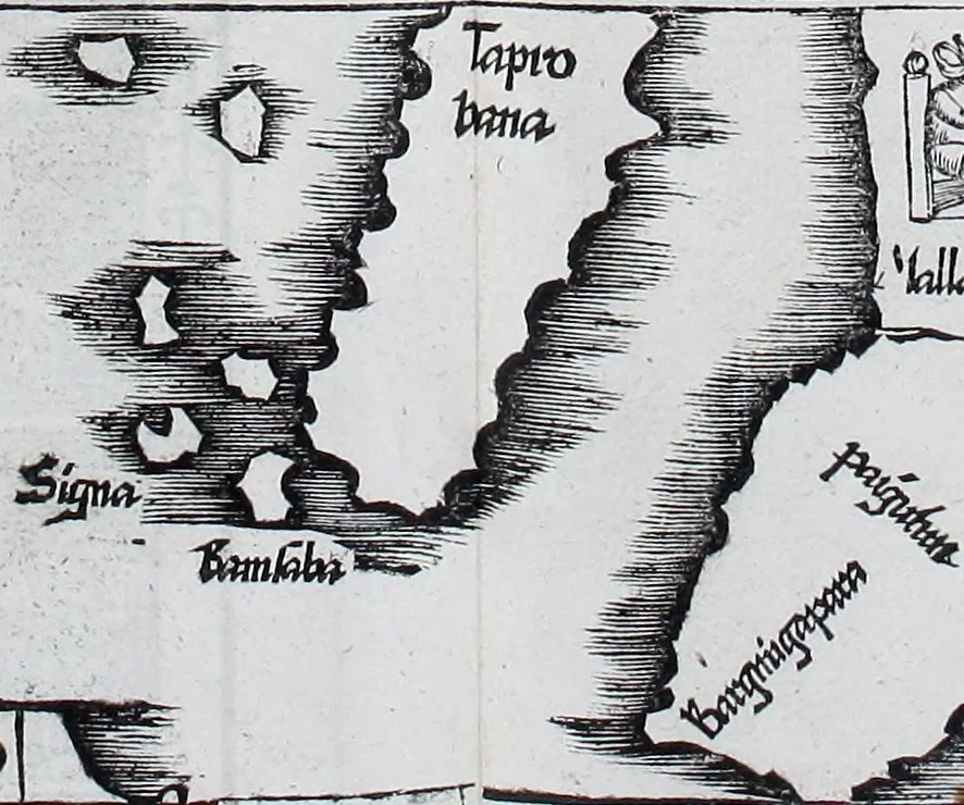 An illustration from Claudii Ptolemaei Geographicae enarrationis libri octo, 1525, leaf 446