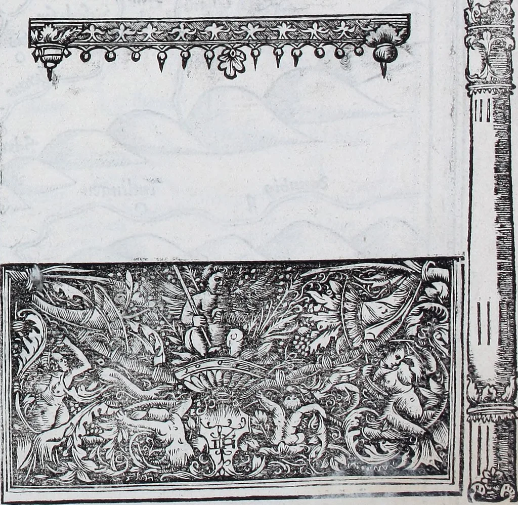 An illustration from Claudii Ptolemaei Geographicae enarrationis libri octo, 1525, leaf 448