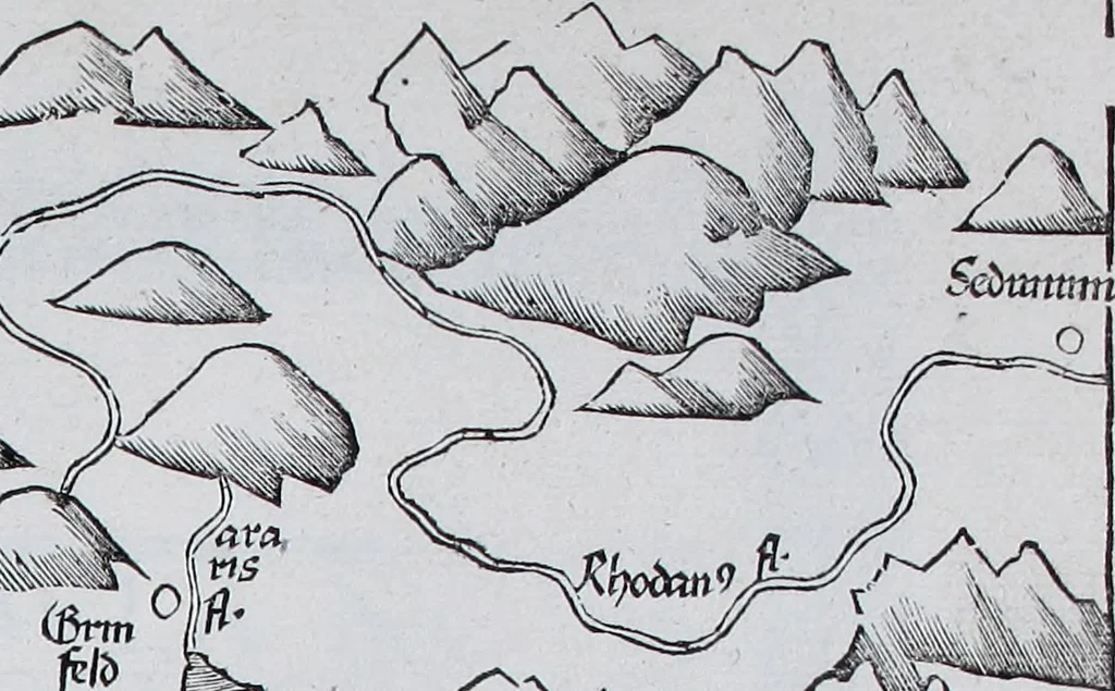An illustration from Claudii Ptolemaei Geographicae enarrationis libri octo, 1525, leaf 450
