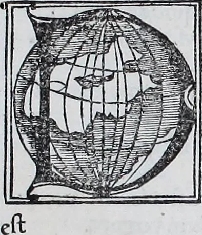 An illustration from Claudii Ptolemaei Geographicae enarrationis libri octo, 1525, leaf 69