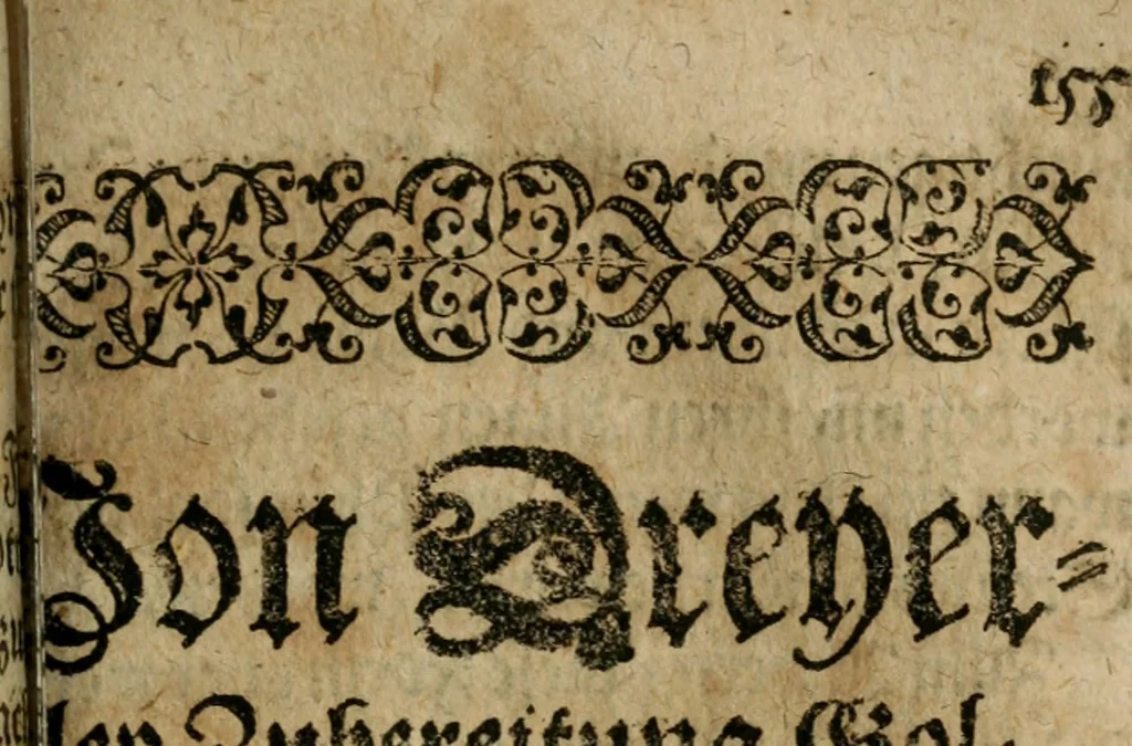 An illustration from Claveus Germanicus, das ist, Ein köstlichess Büchlein von dem Stein der Weisen : weyland von dem vernehmen philosopho Gastone Claveo, in Lateinischer Sprachen beschreiben : auff eklicher guten Freunde begehren : auss dem Latein, ins Teutsch versetzt, durch einen Liebhaber der uhralten, vnd sehr geheimen Kunst chymiae, 1617, leaf 274