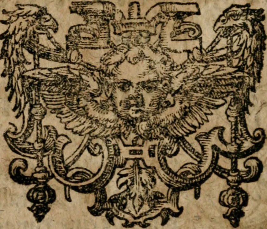 An illustration from Claveus Germanicus, das ist, Ein köstlichess Büchlein von dem Stein der Weisen : weyland von dem vernehmen philosopho Gastone Claveo, in Lateinischer Sprachen beschreiben : auff eklicher guten Freunde begehren : auss dem Latein, ins Teutsch versetzt, durch einen Liebhaber der uhralten, vnd sehr geheimen Kunst chymiae, 1617, leaf 417