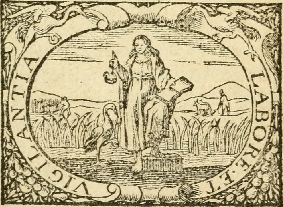 An illustration from Clavis Homerica, sive Lexicon vocabulorum omnium, quæ in Iliade Homeri, nec non potissima Odyssææ parte continentur : accedit brevis appendix de dialectis. Opus primum in Anglia concinnatum, deinde auctum & saepious editum; nunc tandem summo studio correctius recusum, 1662, leaf 6