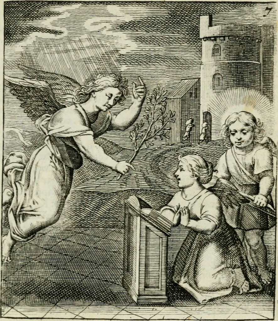 An illustration from Cl. Bruins Aanmerkingen op Otto van Veens Zinnebeelden der goddelyke liefde, 1726, leaf 30