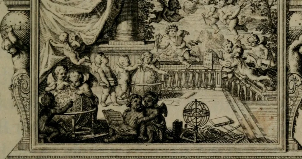 An illustration from Cl. Bruins Aanmerkingen, op Otto van Veens Zinnebeelden der goddelyke liefde, 1726, leaf 8